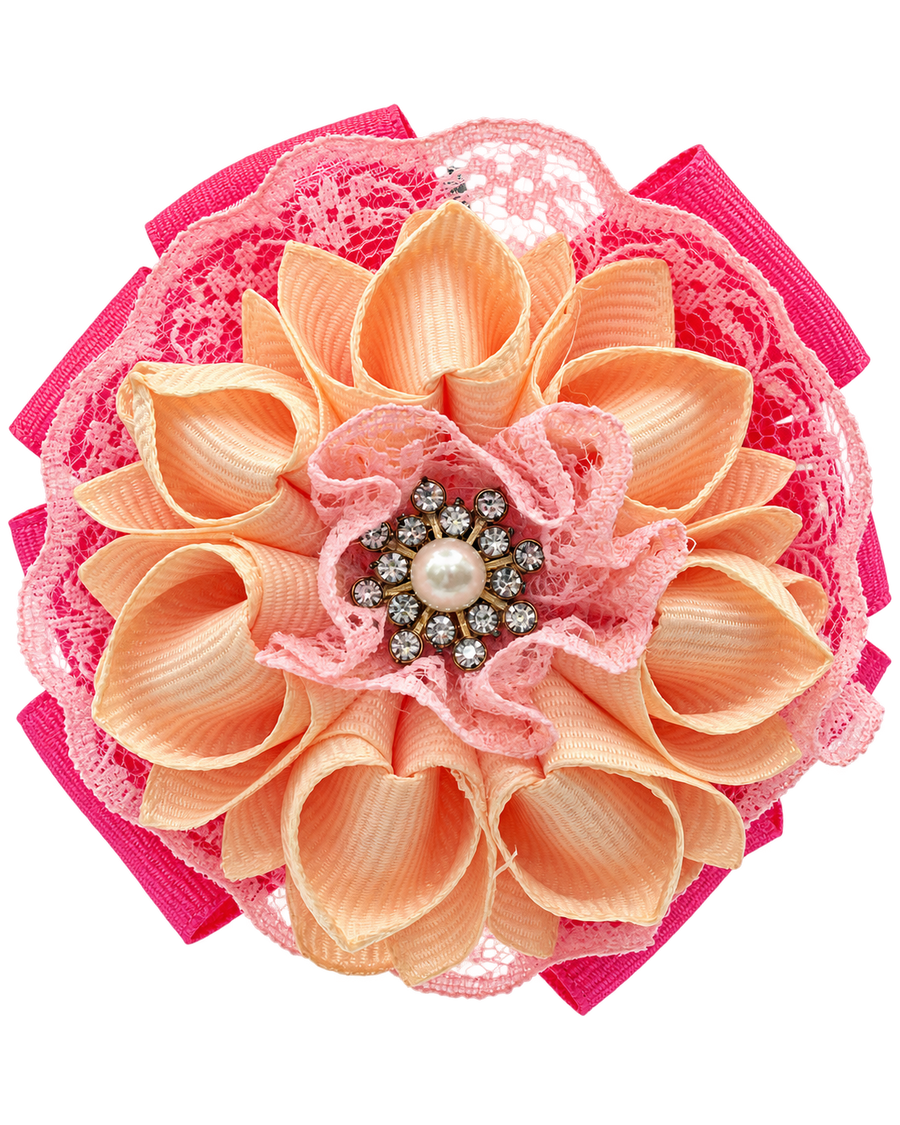 Golden Blossom Boutique Bow