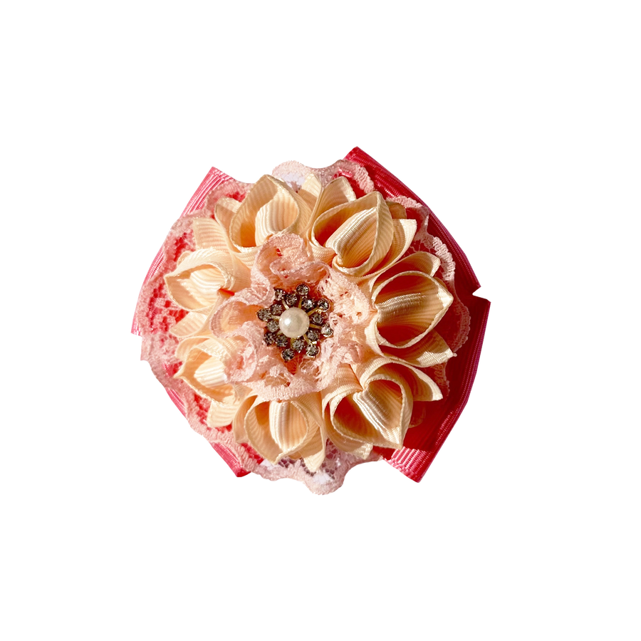 Golden Blossom Boutique Bow