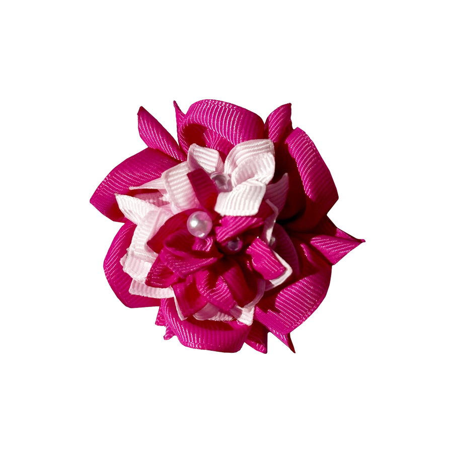 Berry Blossom Ribbon Flower