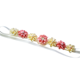 Elegant Bloom Hair Bun Ribbon