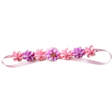 Elegant Bloom Hair Bun Ribbon