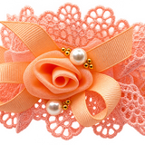 Elegant Floral Lace Hair Scrunchie