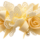 Elegant Floral Lace Hair Scrunchie